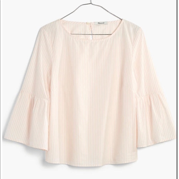Madewell Striped Bell-Sleeve Top - Picture 2 of 6